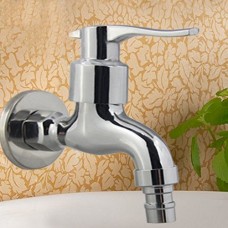 FidgetFidget Garden Washing Machine Water Tap Faucet Polished Chromeplate Finish - B07G32CKRT